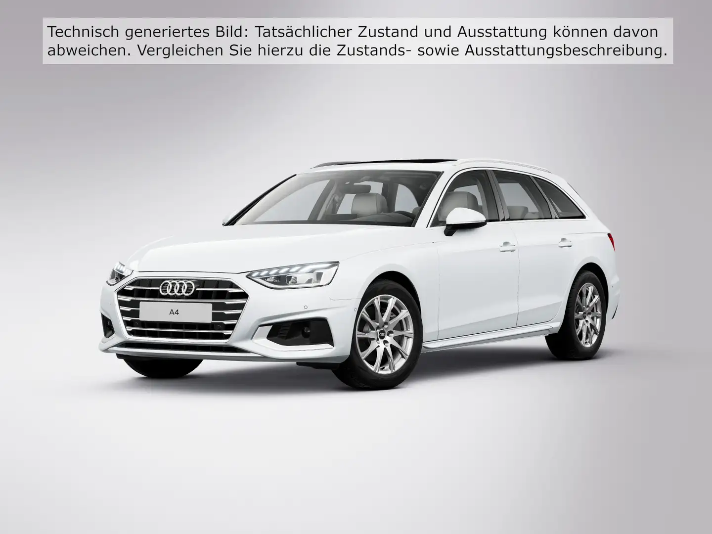 Audi A4 40 TFSI ADVANCED PANO LEDER STANDHZG Weiß - 2