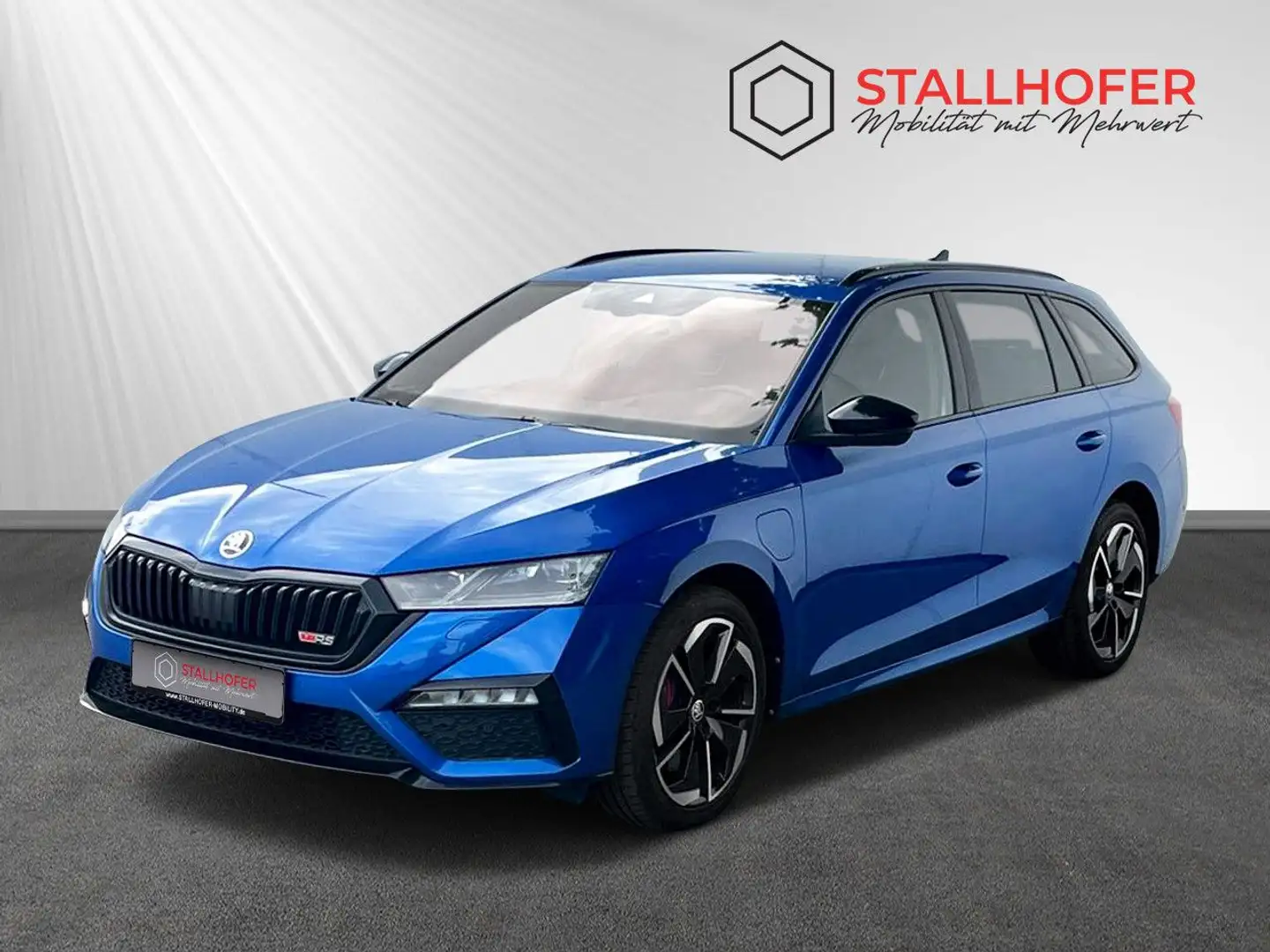 Skoda Octavia Combi RS iV AHK TravelAssist MATRIX Side Blau - 1