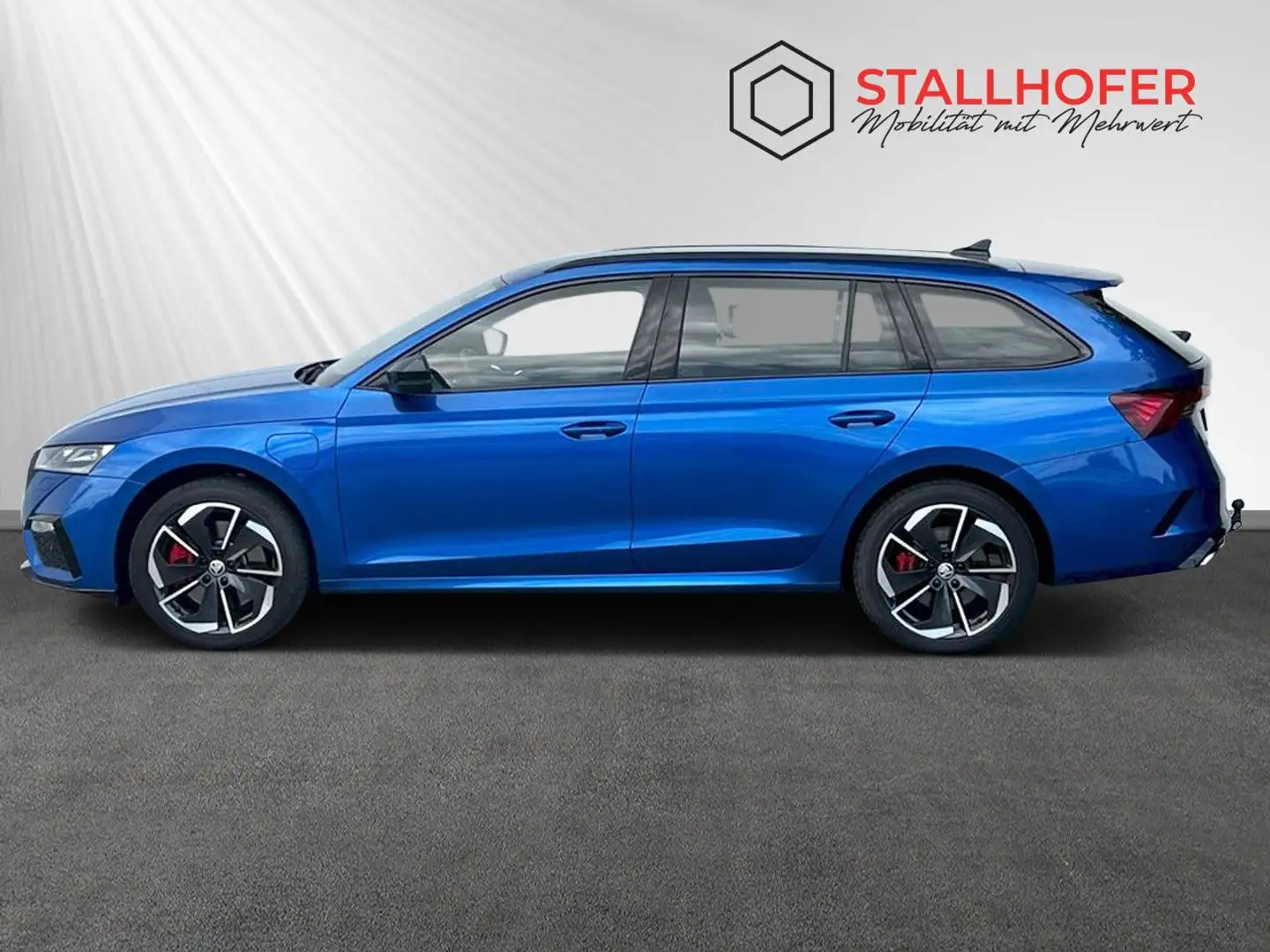 Skoda Octavia Combi RS iV AHK TravelAssist MATRIX Side Blau - 2