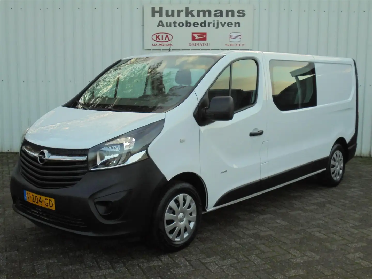 Opel Vivaro 1.6 LENGTE 2 DUBBELE CABINE 82.037 KM !!! NL-AUTO Wit - 1