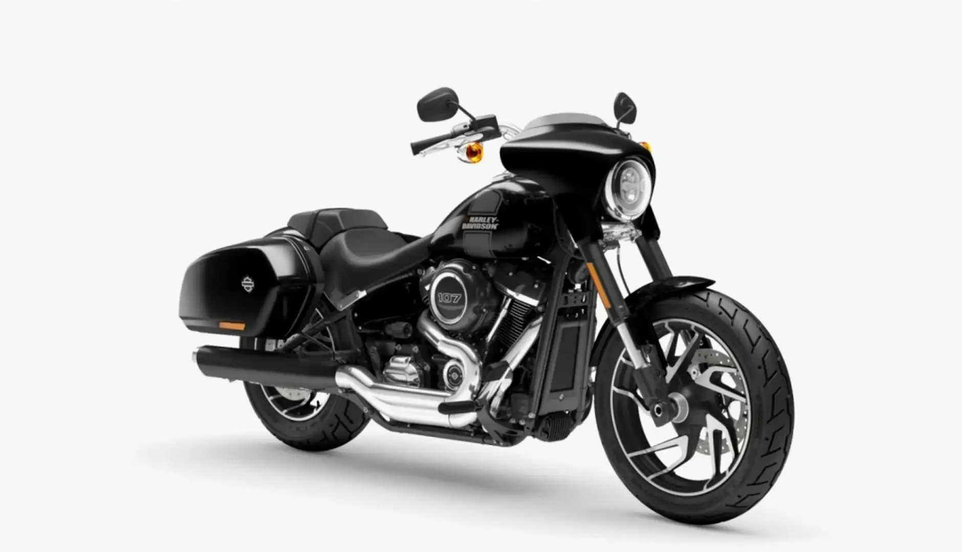 Harley-Davidson Sport Glide Chopper SOFTAIL- 107 Gri - 1