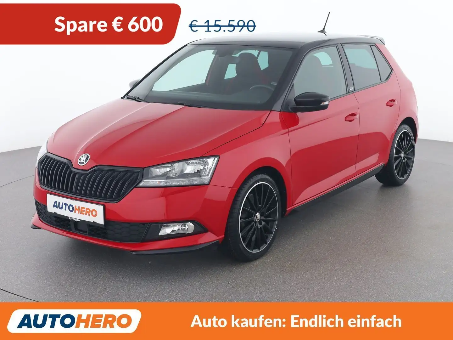 Skoda Fabia 1.0 TSI Monte Carlo Rot - 1