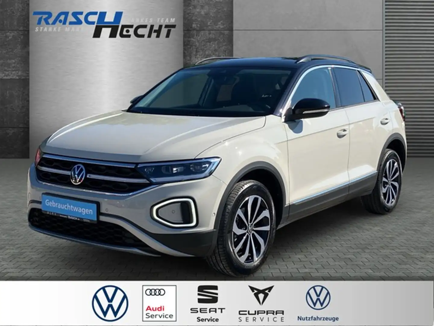 Volkswagen T-Roc Style 1.5 TSI DSG*LED*NAVI*SHZ* Grau - 1