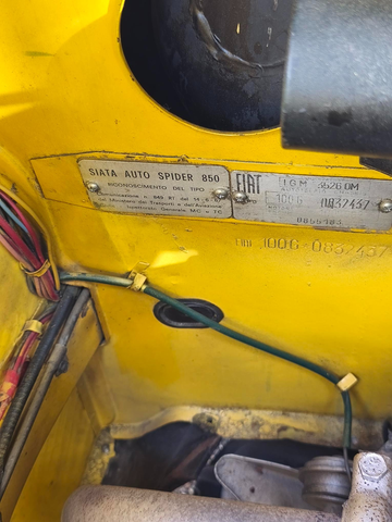 Fiat 850 SIATA SPRING 100 SPIDER