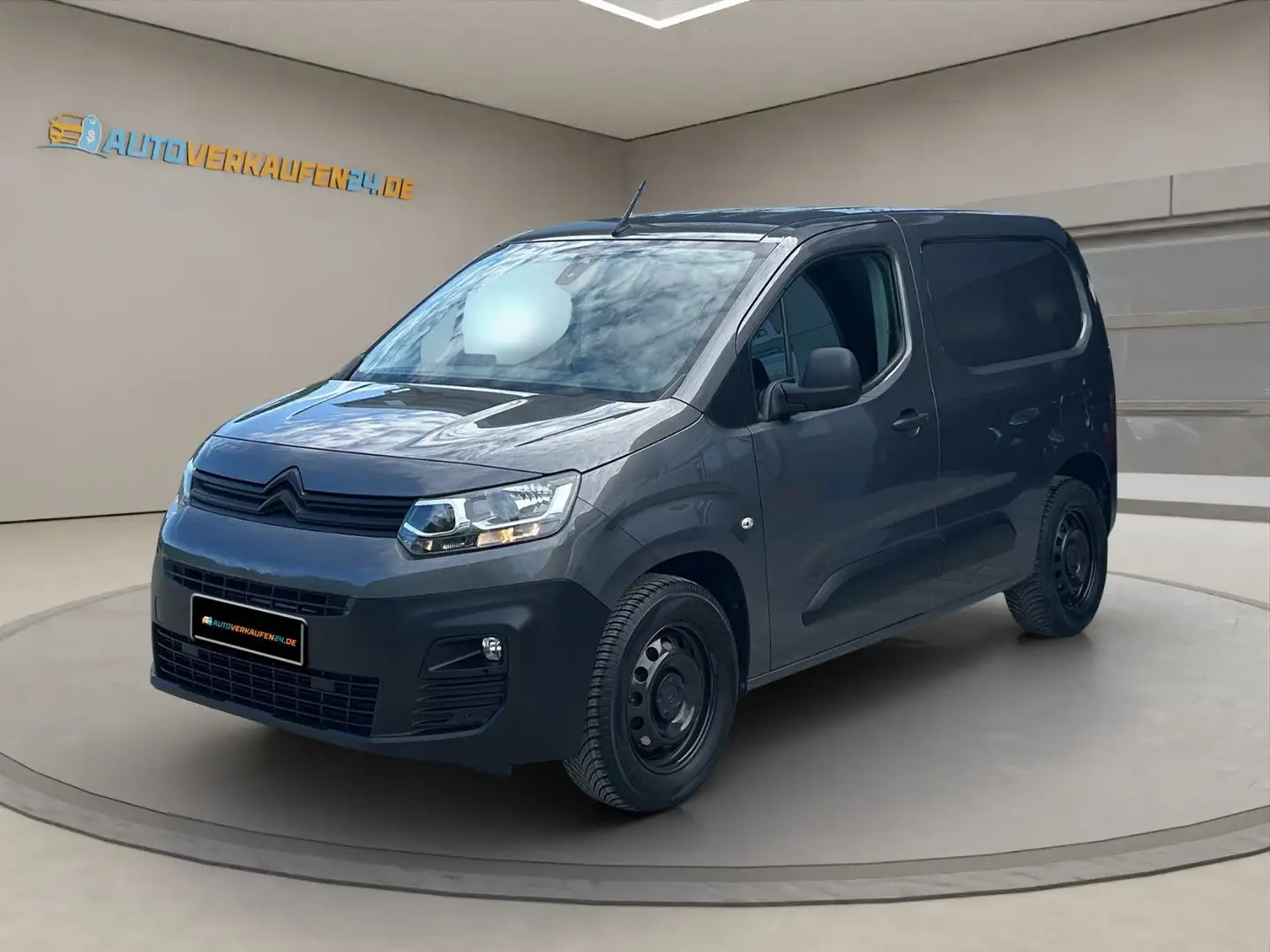 Citroen Berlingo Kasten Worker 1.5d  3-SITZ AHK KAM KLIM Gris - 1