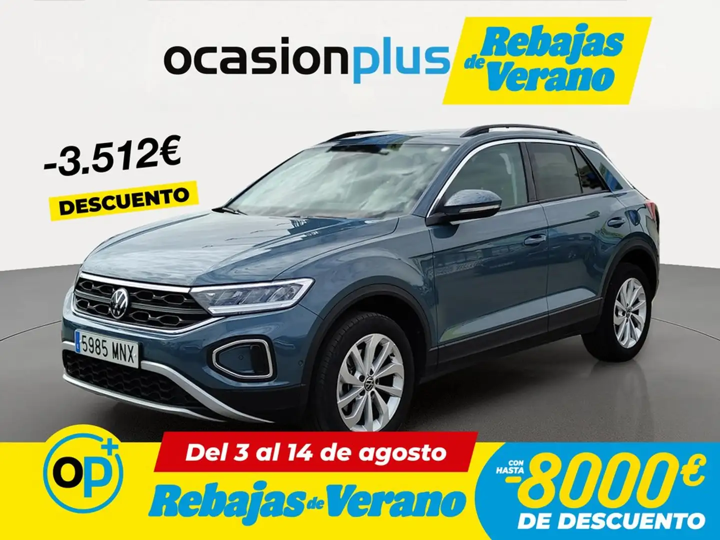 Volkswagen T-Roc 2.0TDI Life DSG7 110KW Azul - 1