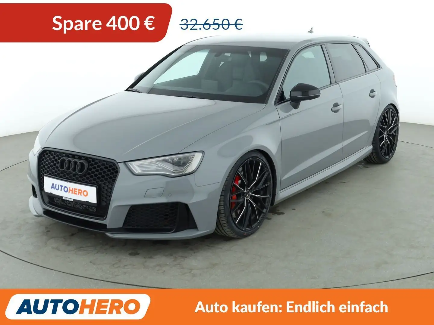 Audi RS3 2.5 TFSI quattro Aut.*NAVI*TEMPO*LED*PDC*SHZ* Grau - 1
