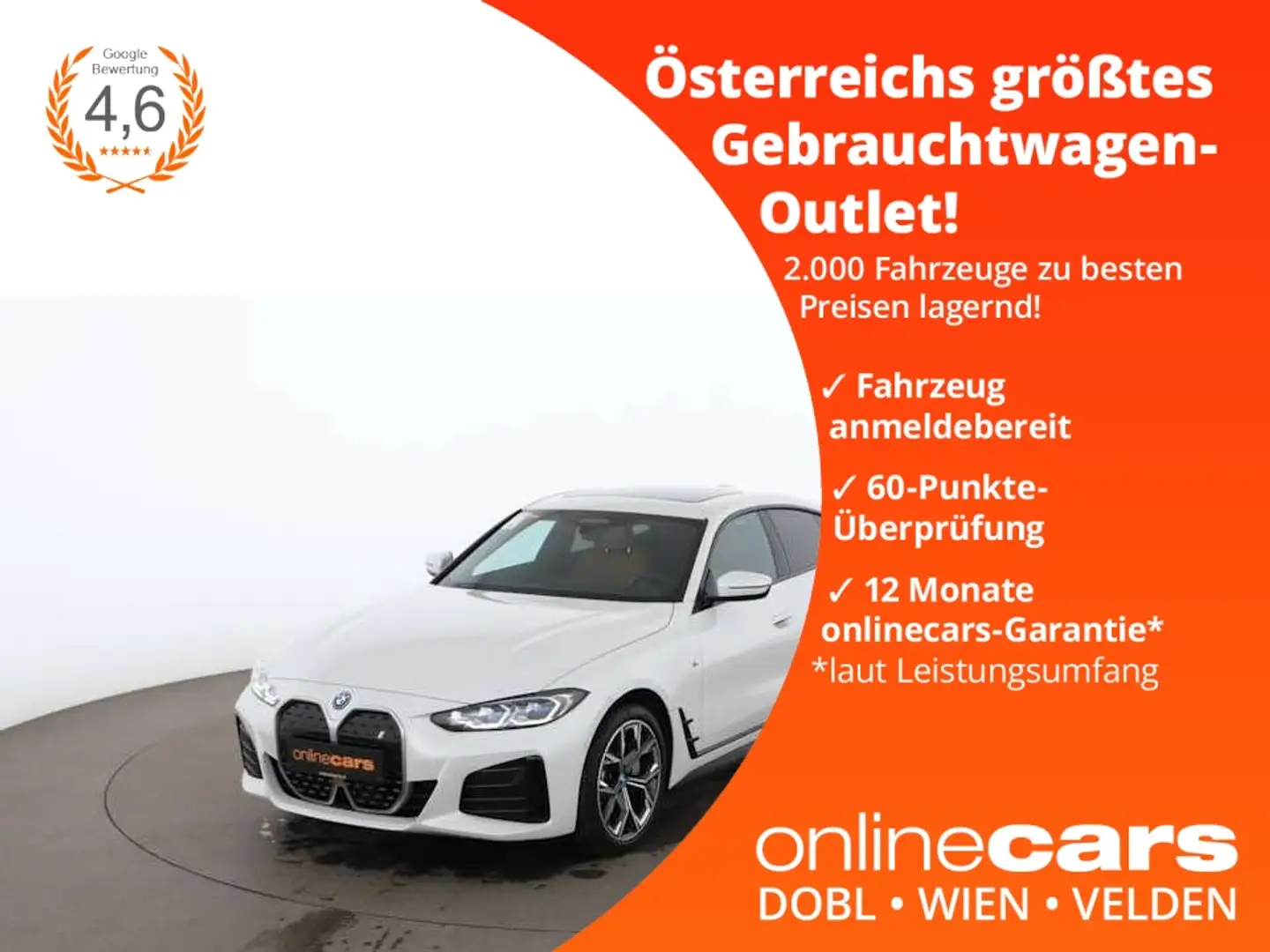 BMW i4 Gran Coupe eDrive 40 M-Sport 80.7kWh Aut LED Blanco - 1