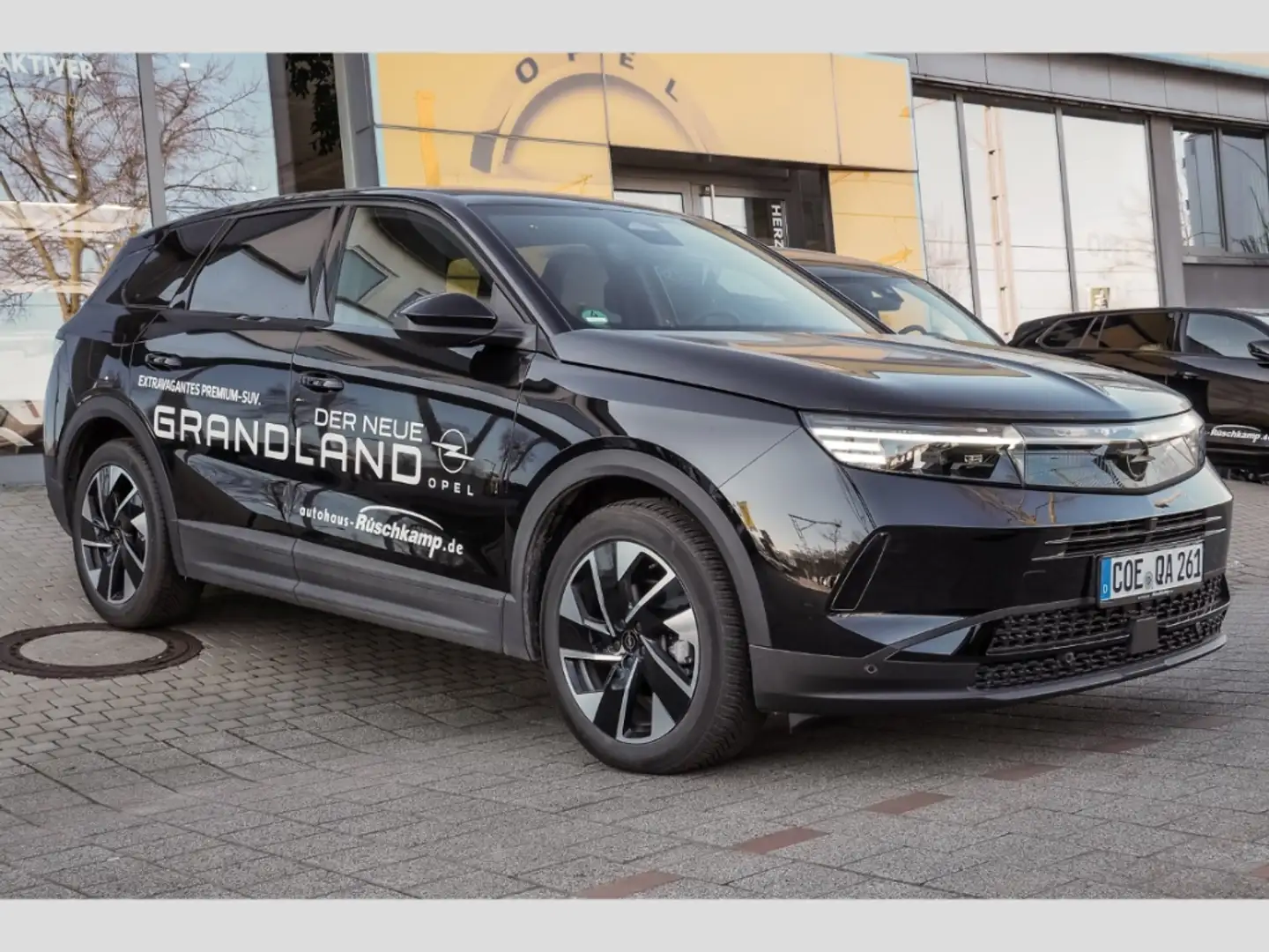 Opel Grandland GS 1.2 RückKam Voll-LED Navi Leder 2-Zonen-Klima Schwarz - 2