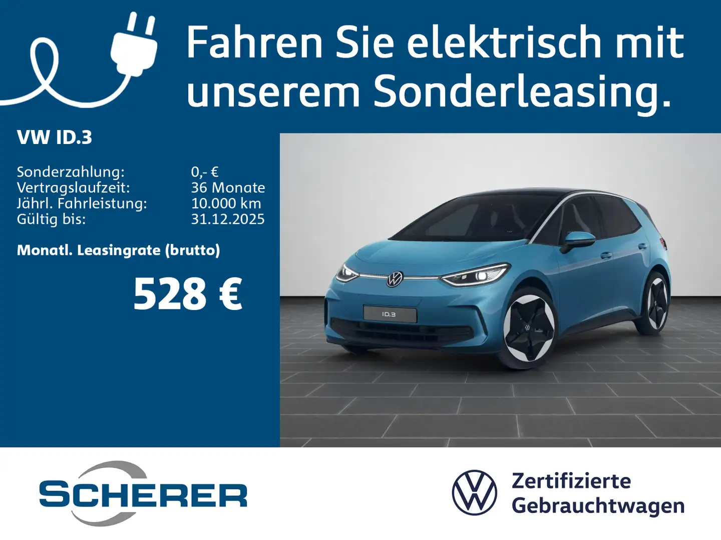 Volkswagen ID.3 Pro S 77 kWh | 5J Garantie | ACC | CarPlay Blau - 1