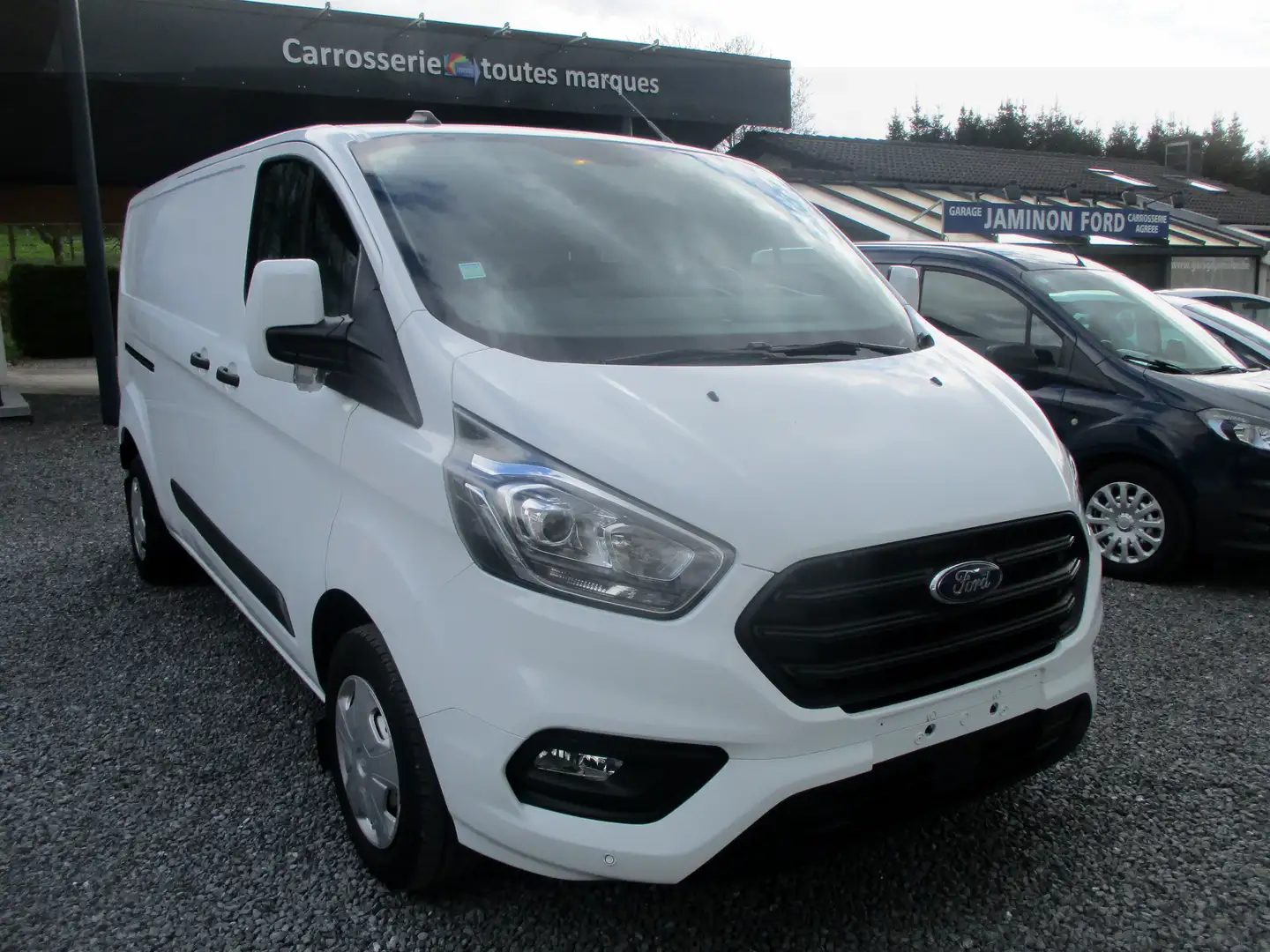 Ford Transit Custom 2.0L D 130cv LONG L2  !! 25000 km  !!! 5 en stock Blanc - 2