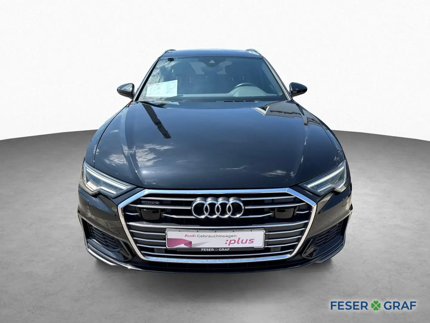 Audi A6 Av. 55 TFSIe sport qu. - PANO - KAMERA - ACC Zwart - 2