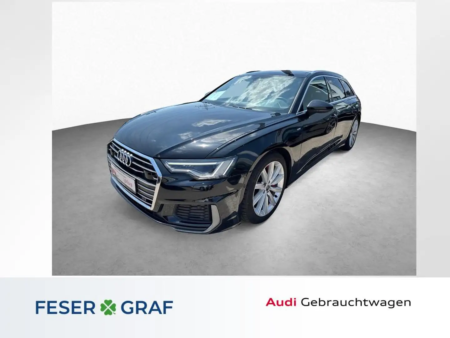 Audi A6 Av. 55 TFSIe sport qu. - PANO - KAMERA - ACC Zwart - 1