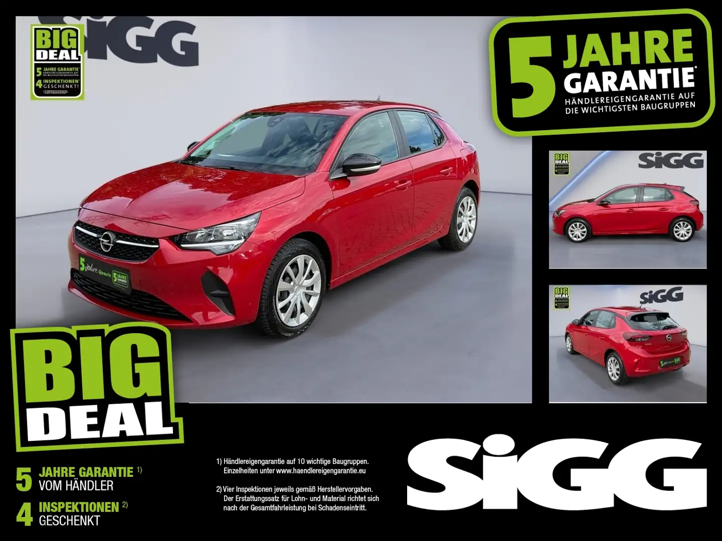 Opel Corsa F 1.5 Diesel Edition Rood - 1