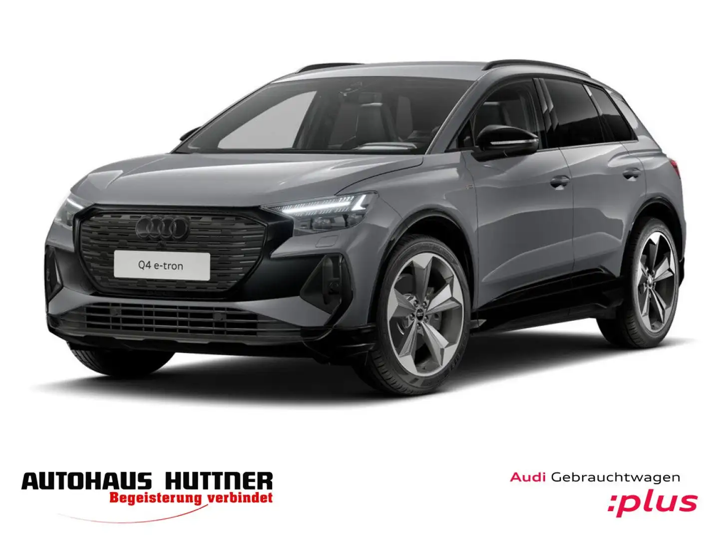 Audi Q4 e-tron 45 qu. edition S line AHK ACC Matrix LED Gris - 1