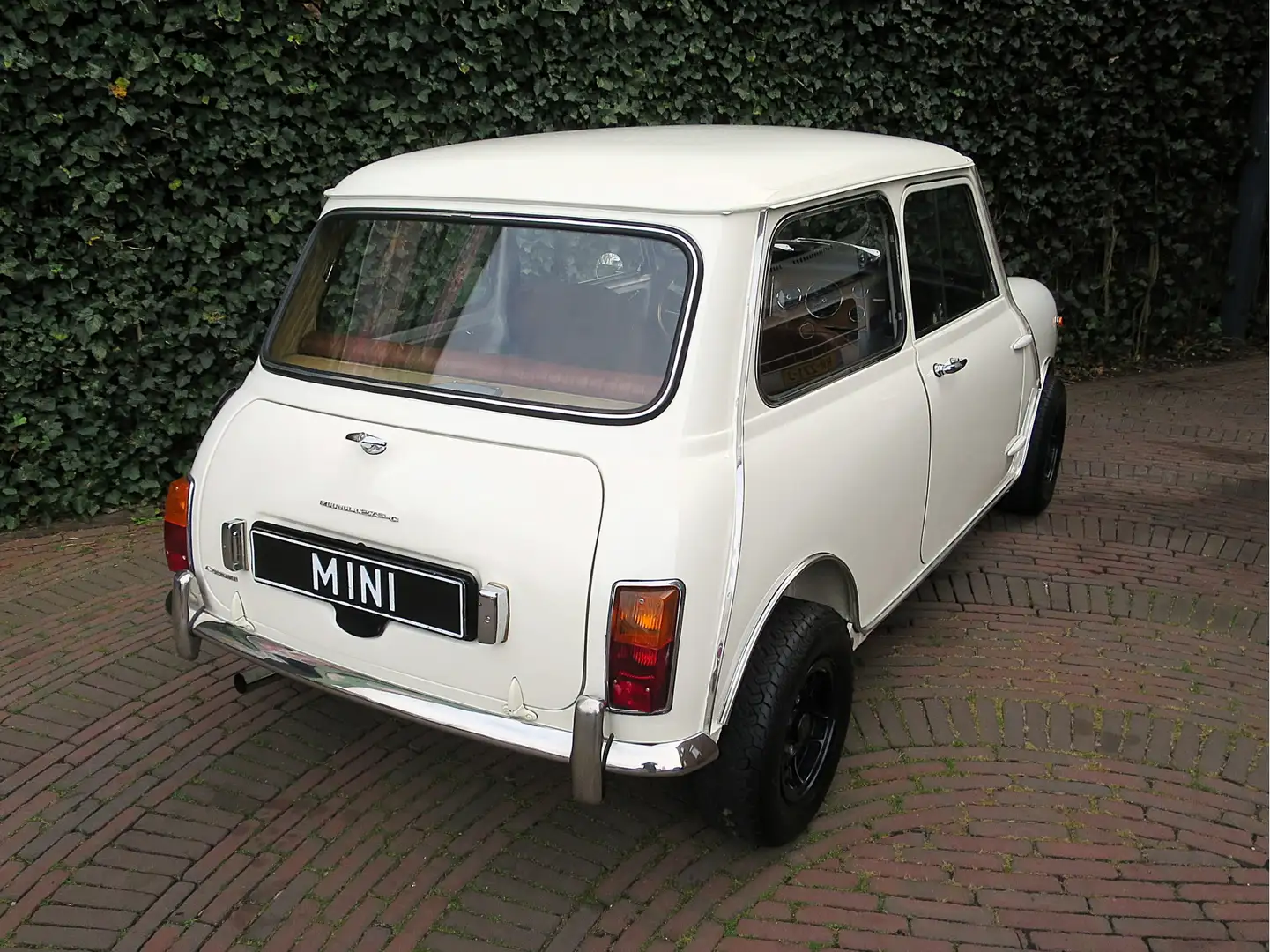 MINI Mini Authi Morris 1275C met Hydrolastic, Leder, sc Blanc - 2