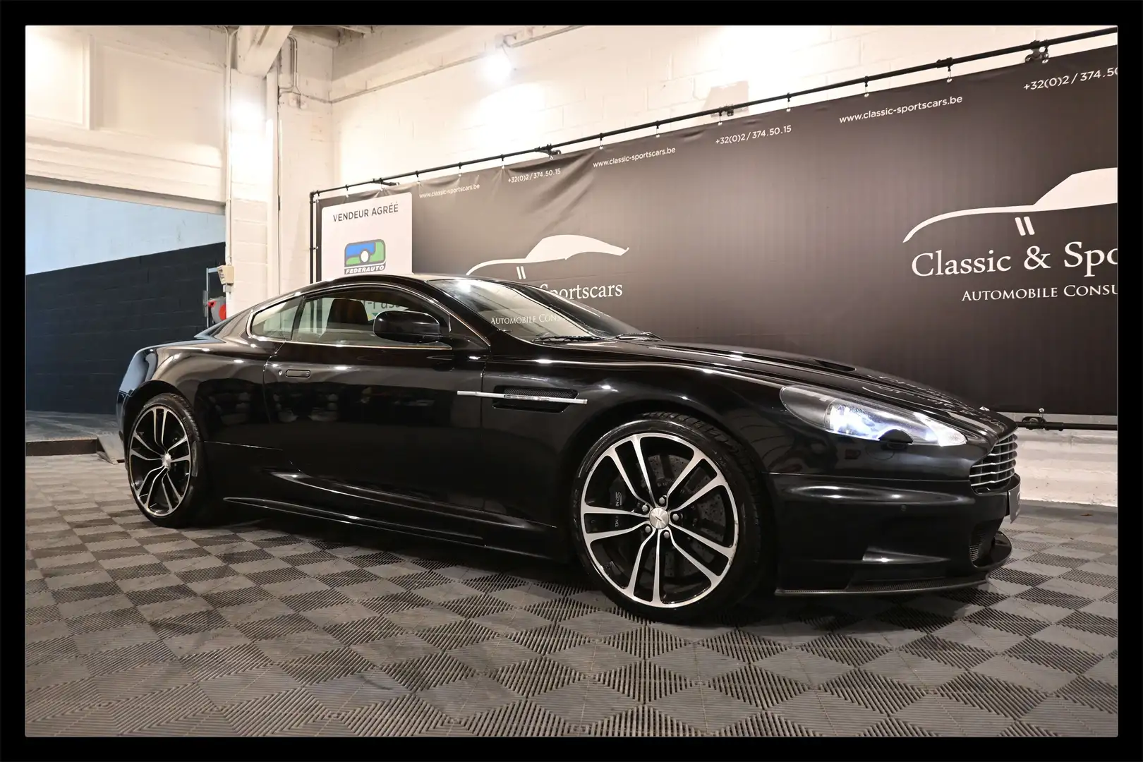 Aston Martin DBS 5.9i V12 Touchtronic / Belgian / Full Service AM Siyah - 1