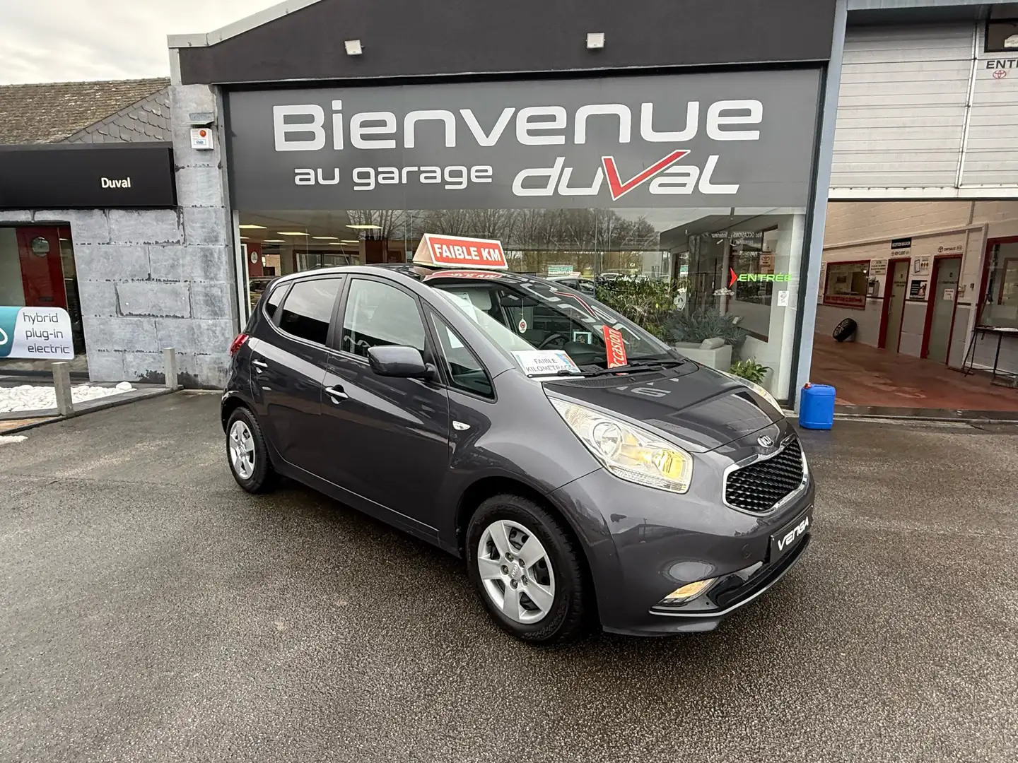 Kia Venga 😍49000KM👍GAR 1AN✅PRET A IMMATRICULÉ‼️ Gris - 1