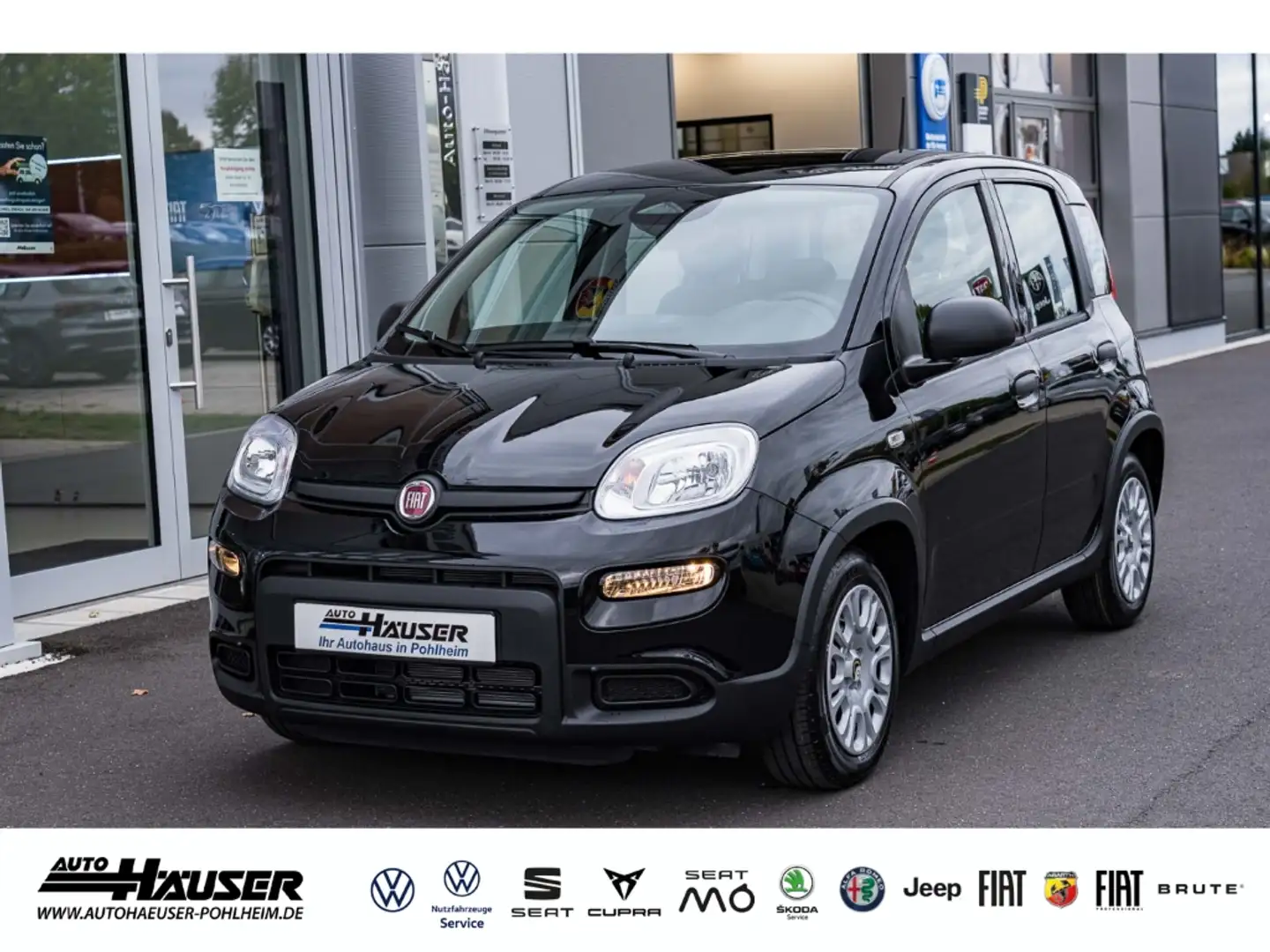 Fiat Panda Hybrid 1.0 GSE NEUES MODELL 2024 CITY TEMPOMAT PDC Schwarz - 1