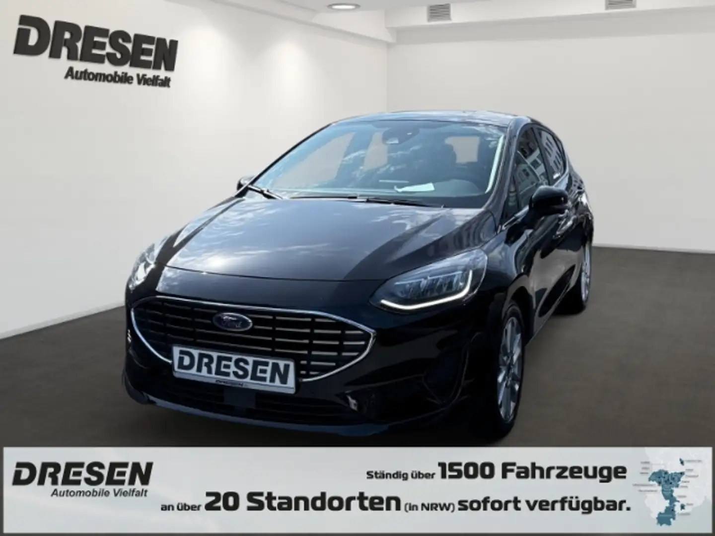 Ford Fiesta Automatik M-Hybrid Titanium X Navi LED Blendfreies Schwarz - 1