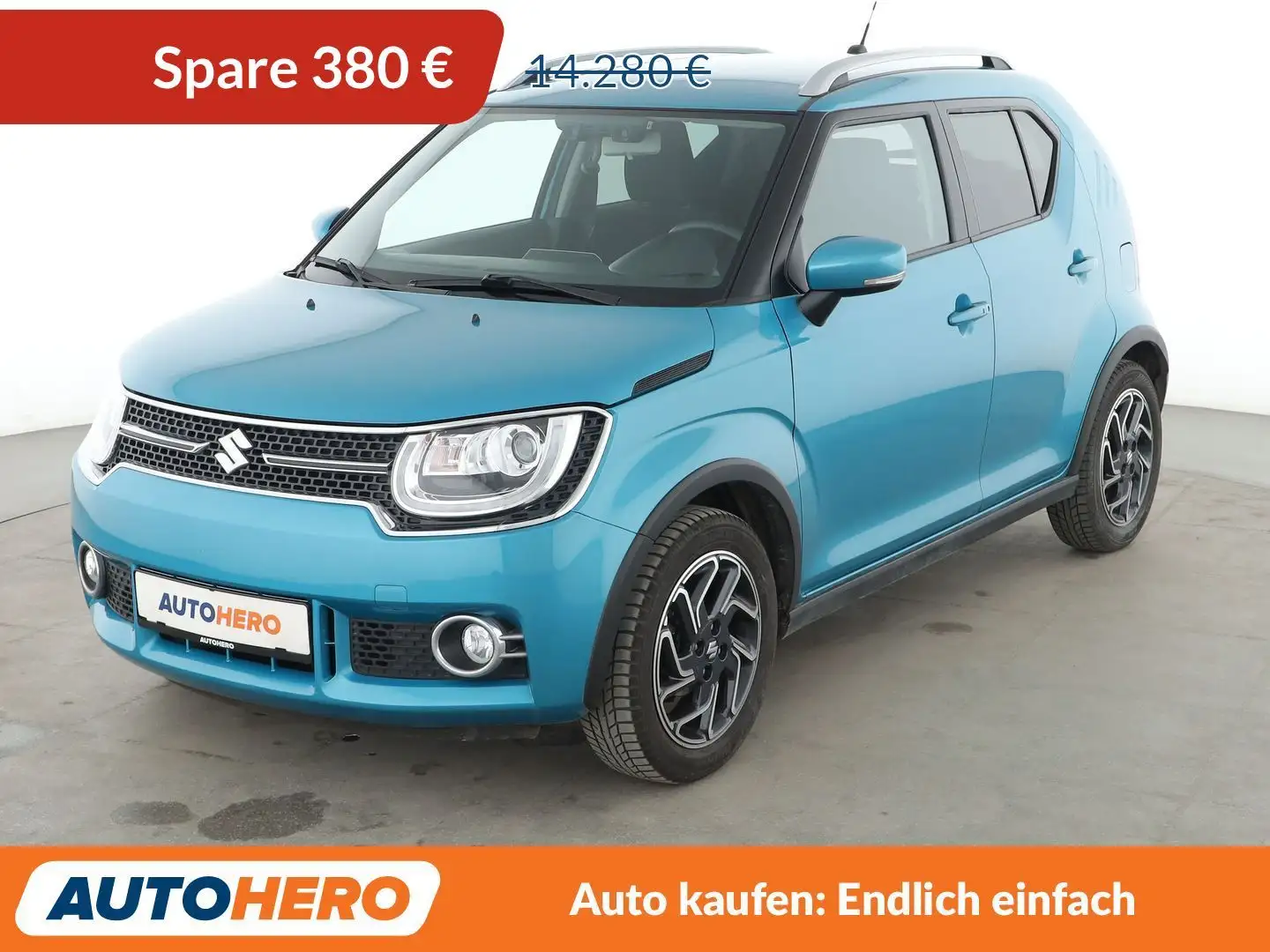 Suzuki Ignis 1.2 DualJet SHVS Comfort + Aut.*NAVI*CAM*TEMPO* Bleu - 1