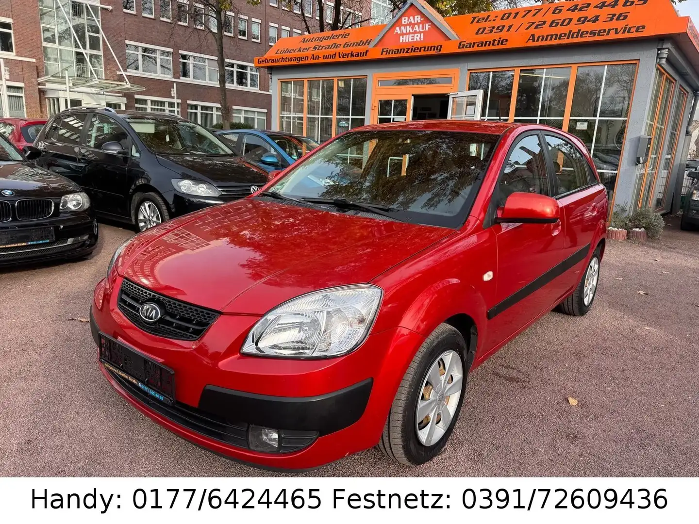 Kia Rio 1.6 KLIMA/4xel.FH/ZV mitFB/ Rot - 1