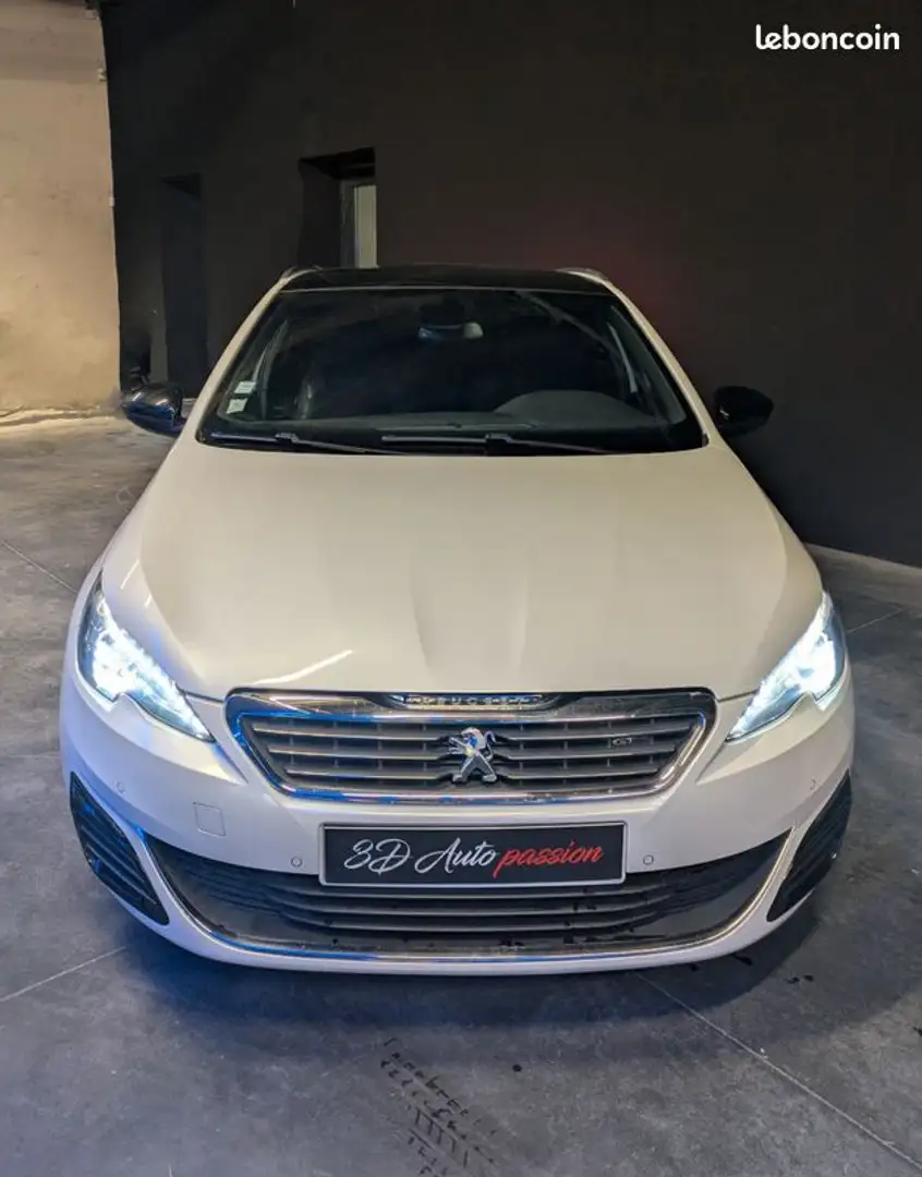 Peugeot 308 gt 2.0l hdi 180ch eat6 Blanc - 2