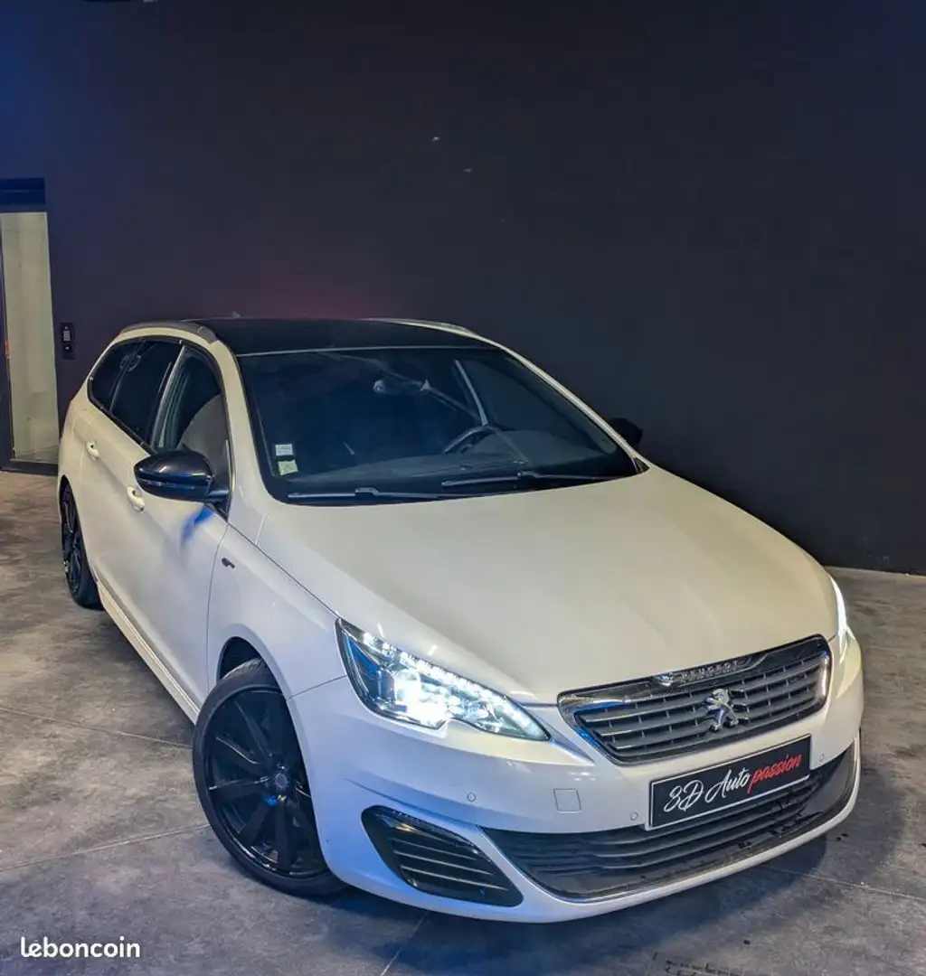 Peugeot 308 gt 2.0l hdi 180ch eat6 Blanc - 1