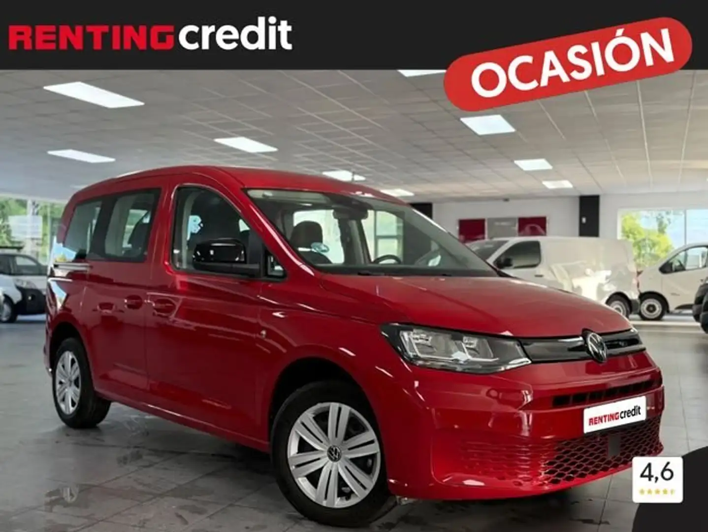 Volkswagen Caddy Origin 2.0 TDI 75kW (102CV) Rojo - 1