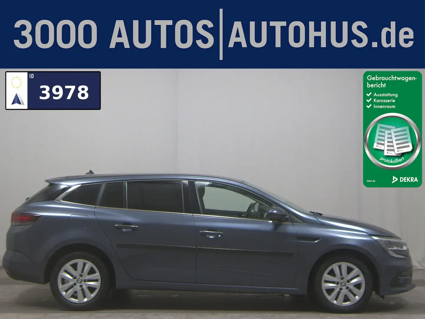 Renault Megane Grandtour 1.5 BLUE dCi Equilibre Navi LED Grau - 1