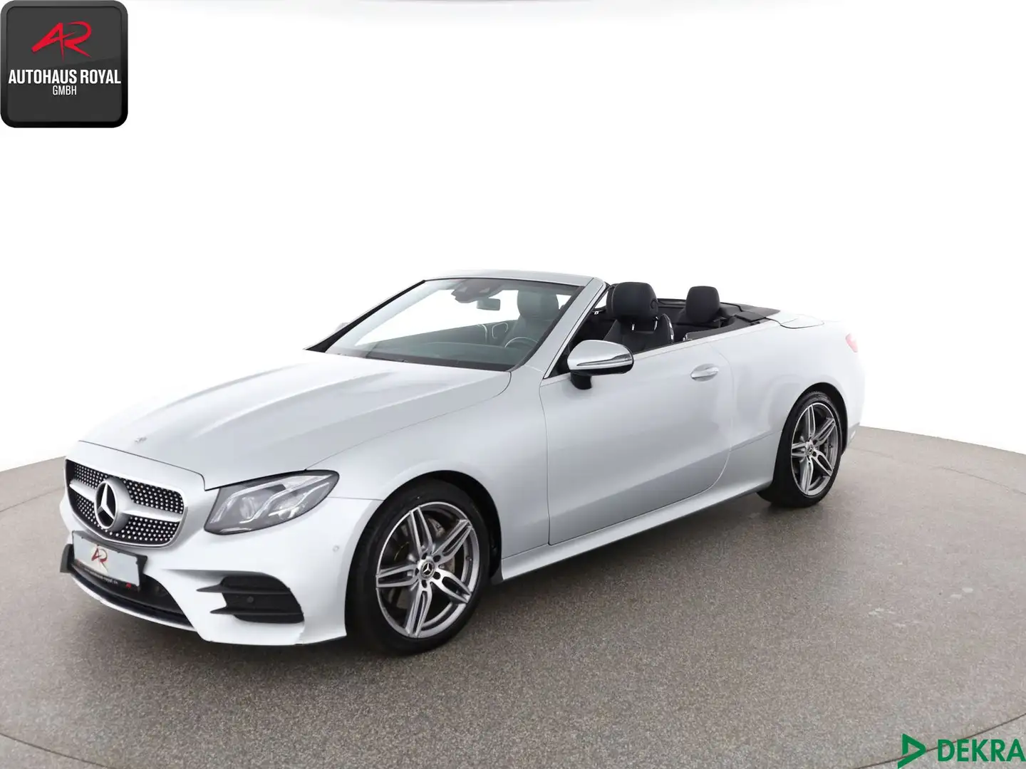 Mercedes-Benz E 200 E 200 Cabrio 3x AMG WIDE,MULTIBEAM,HEADUP,MEMORY srebrna - 1