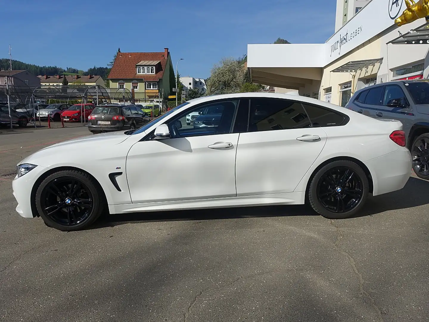BMW 420 420d Gran Coupe M Sport Aut. Weiß - 2