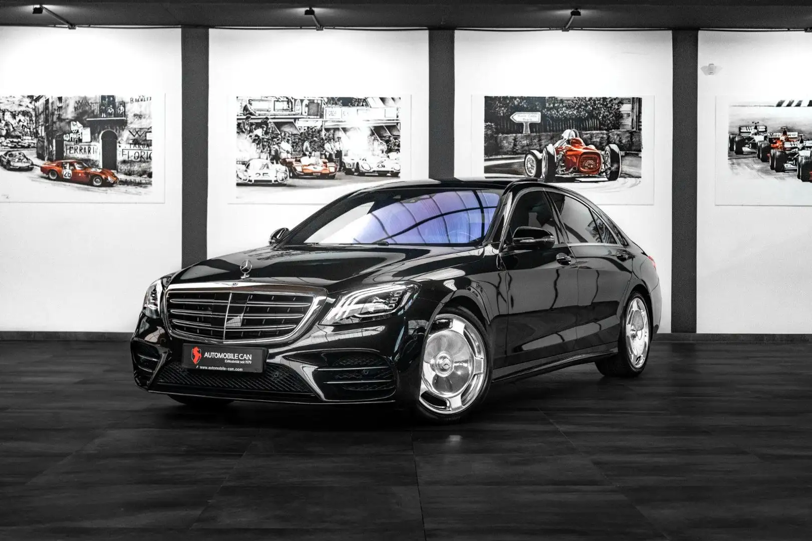 Mercedes-Benz S 400 d 4M LANG MAYBACH! AMG-LINE! 100%VOLL! 3xTV Negru - 2