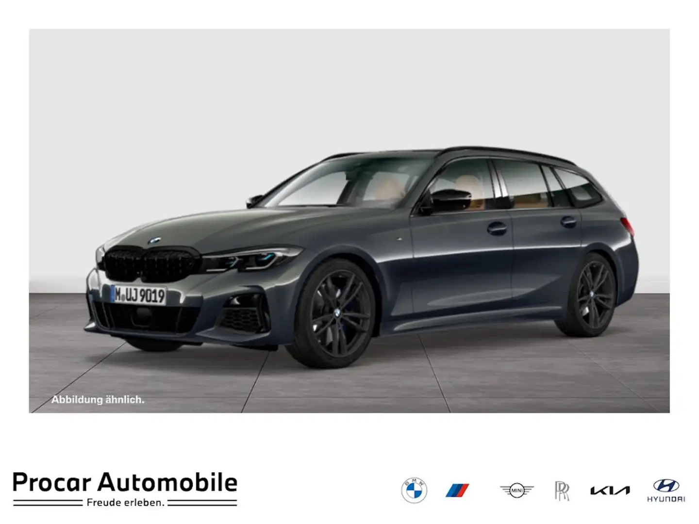 BMW 340 M340d xDrive M-Sport Aut Nav HuD Laser h&k 19" Gris - 1