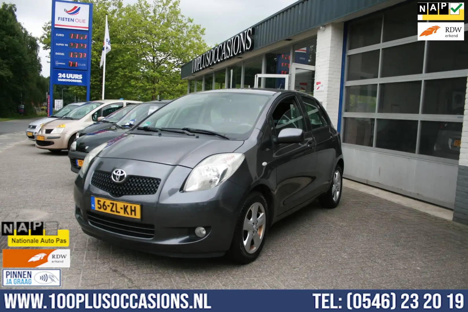 Toyota Yaris 1.3 VVTi Luna. 5 deurs. Perfect rijdende Yaris. Ni Gris - 1