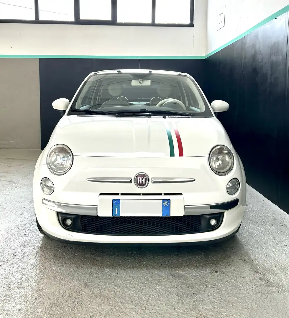 Fiat 500 1.4 16v 100cv Unico Proprietario Blanc - 1