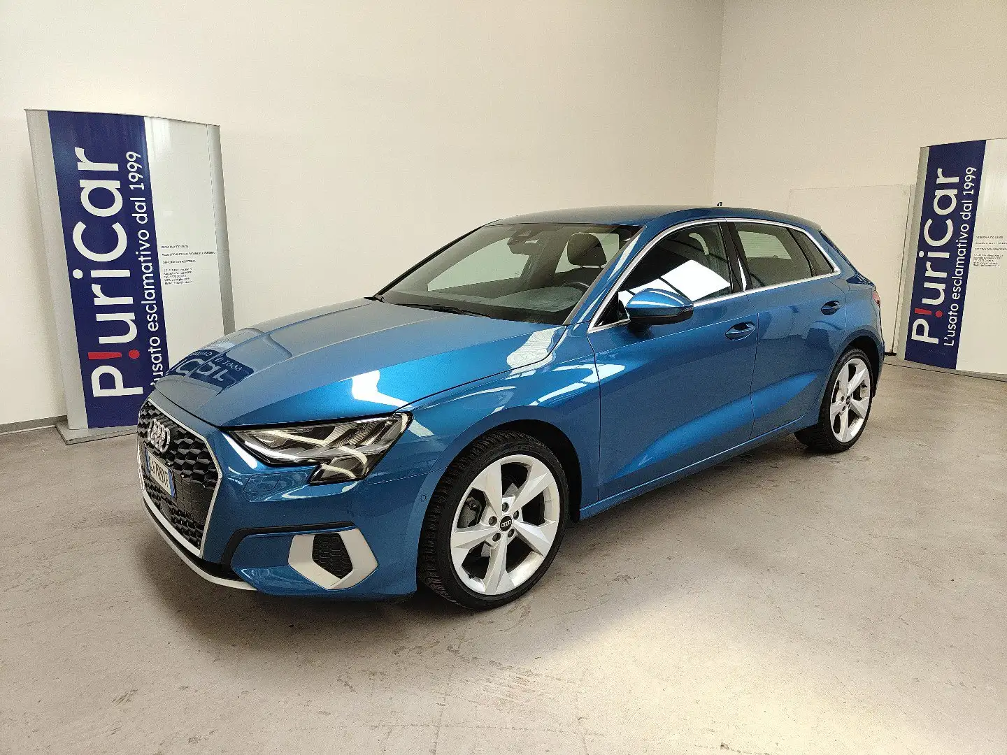 Audi A3 SPB 35 TDI 150 cv S tronic Navi Fari LED DAB 18” Blu/Azzurro - 1