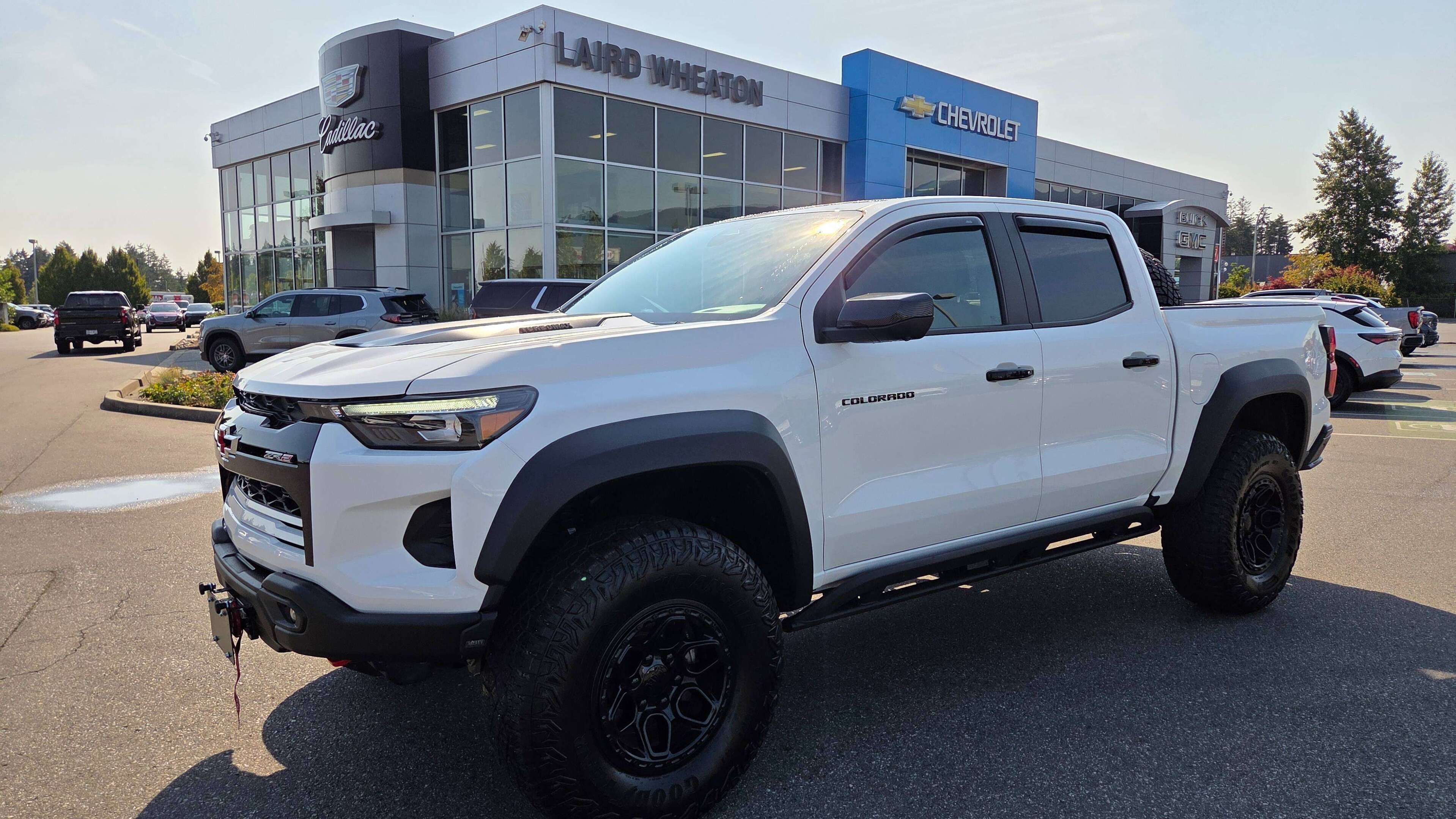 White 2025 Chevrolet Colorado Pickup Truck Four-Wheel Drive Automatic