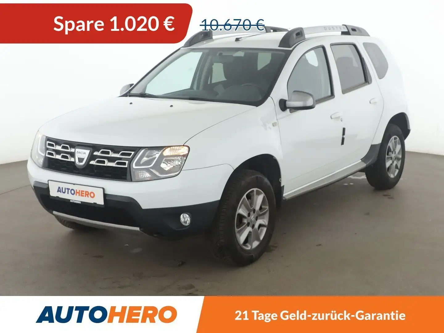 Dacia Duster 1.2 TCe Prestige 4x2 *NAVI*TEMPO*PDC*ALU*KLIMA* Blanc - 1