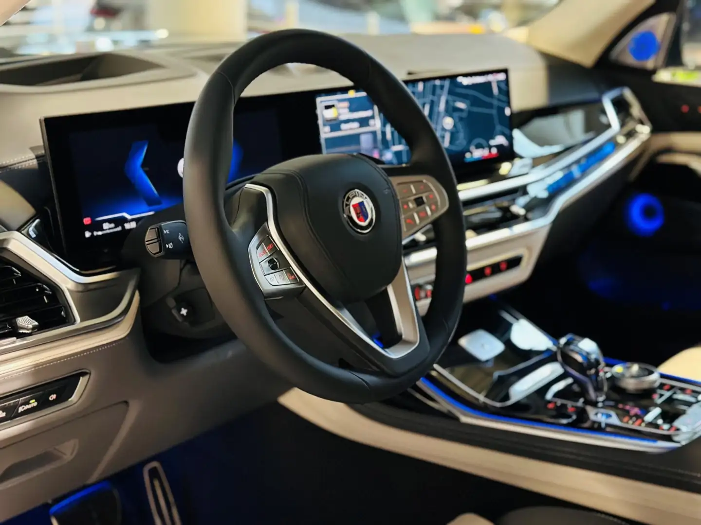 Alpina XB7 MANUFAKTUR. SKYSCRAPER. VOLL. LEDER WEISS. Grau - 1