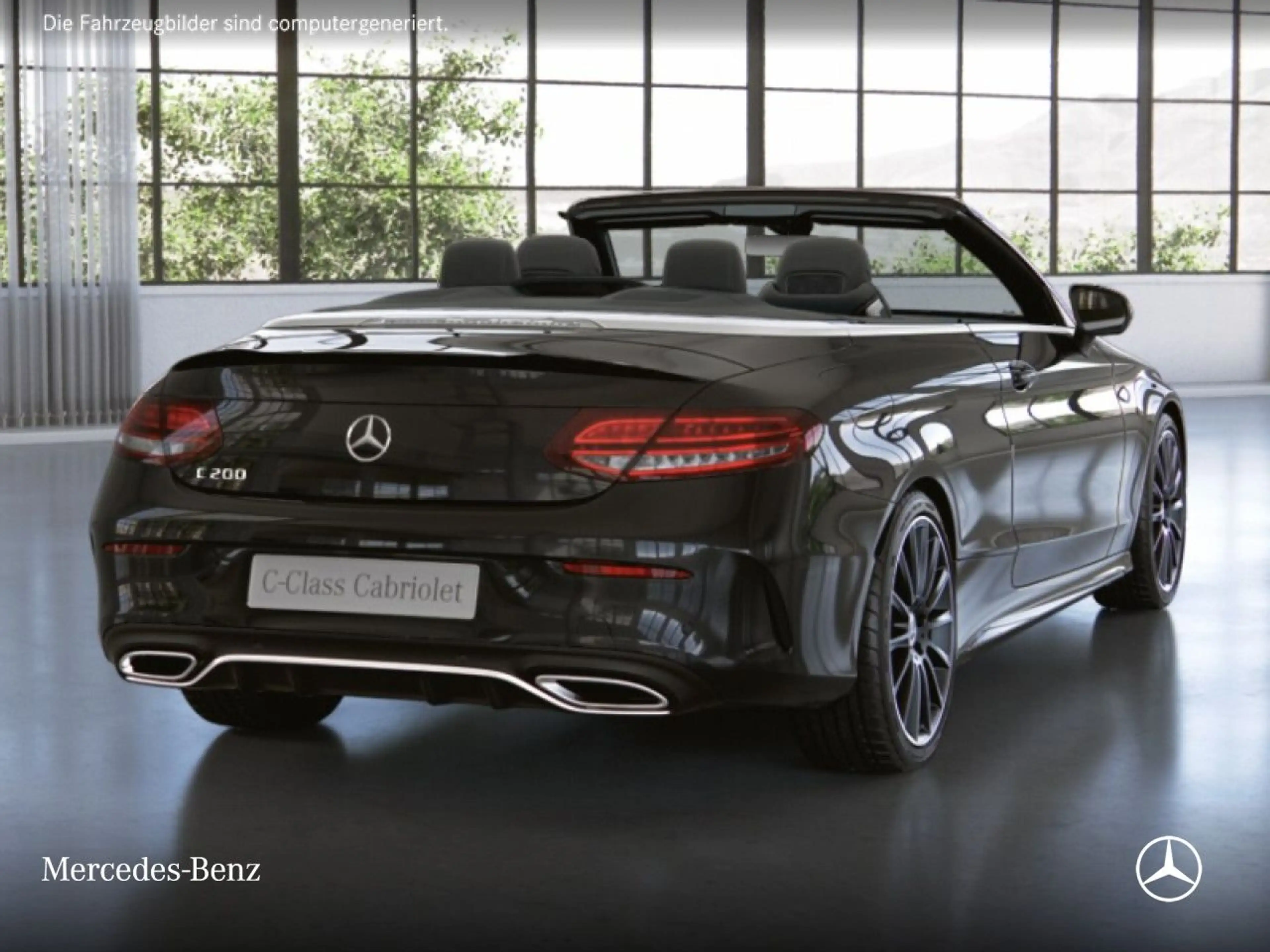 Mercedes-Benz C 200 Cabrio AMG+LED+BURMESTER+KAMERA+19"+KEYLESS — photo 5