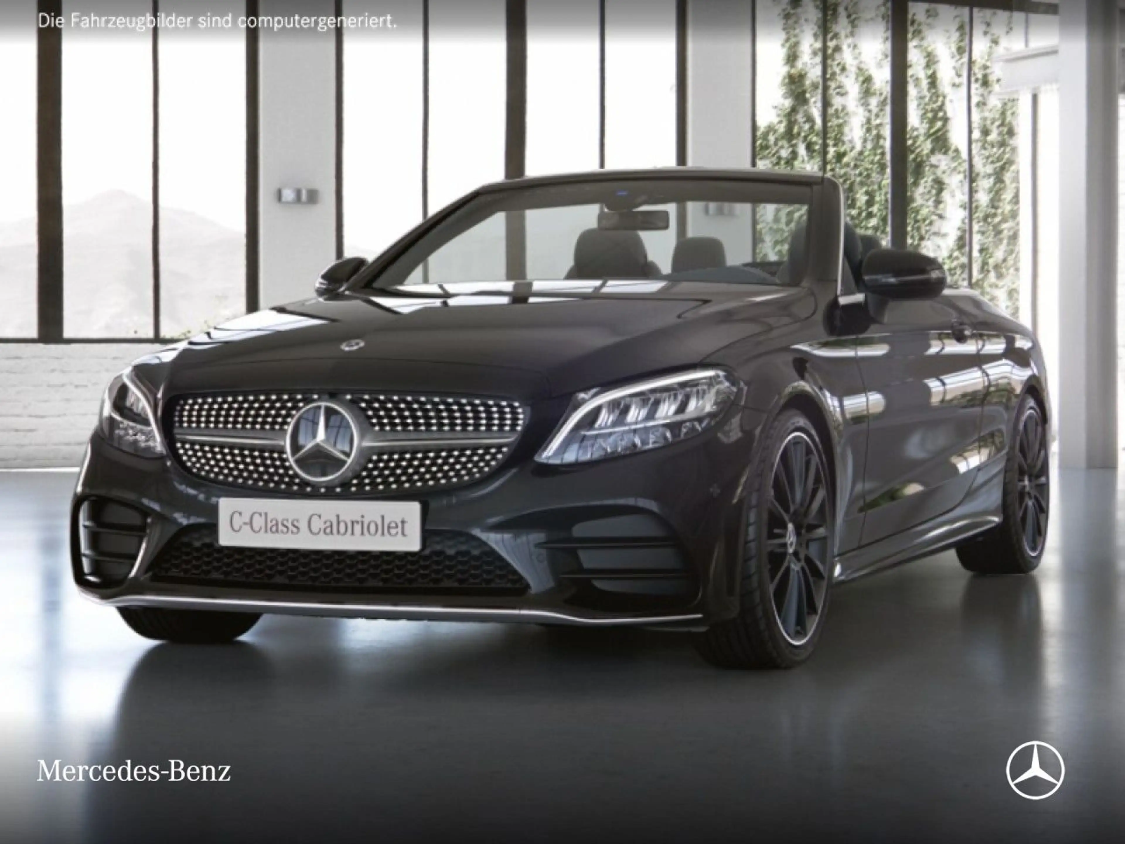 Mercedes-Benz C 200 Cabrio AMG+LED+BURMESTER+KAMERA+19"+KEYLESS — photo 2