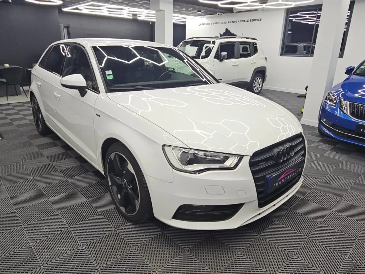 Audi A3 2.0 TDI 184 Ambition Quattro S tronic 6 pack SLINE Weiß - 2