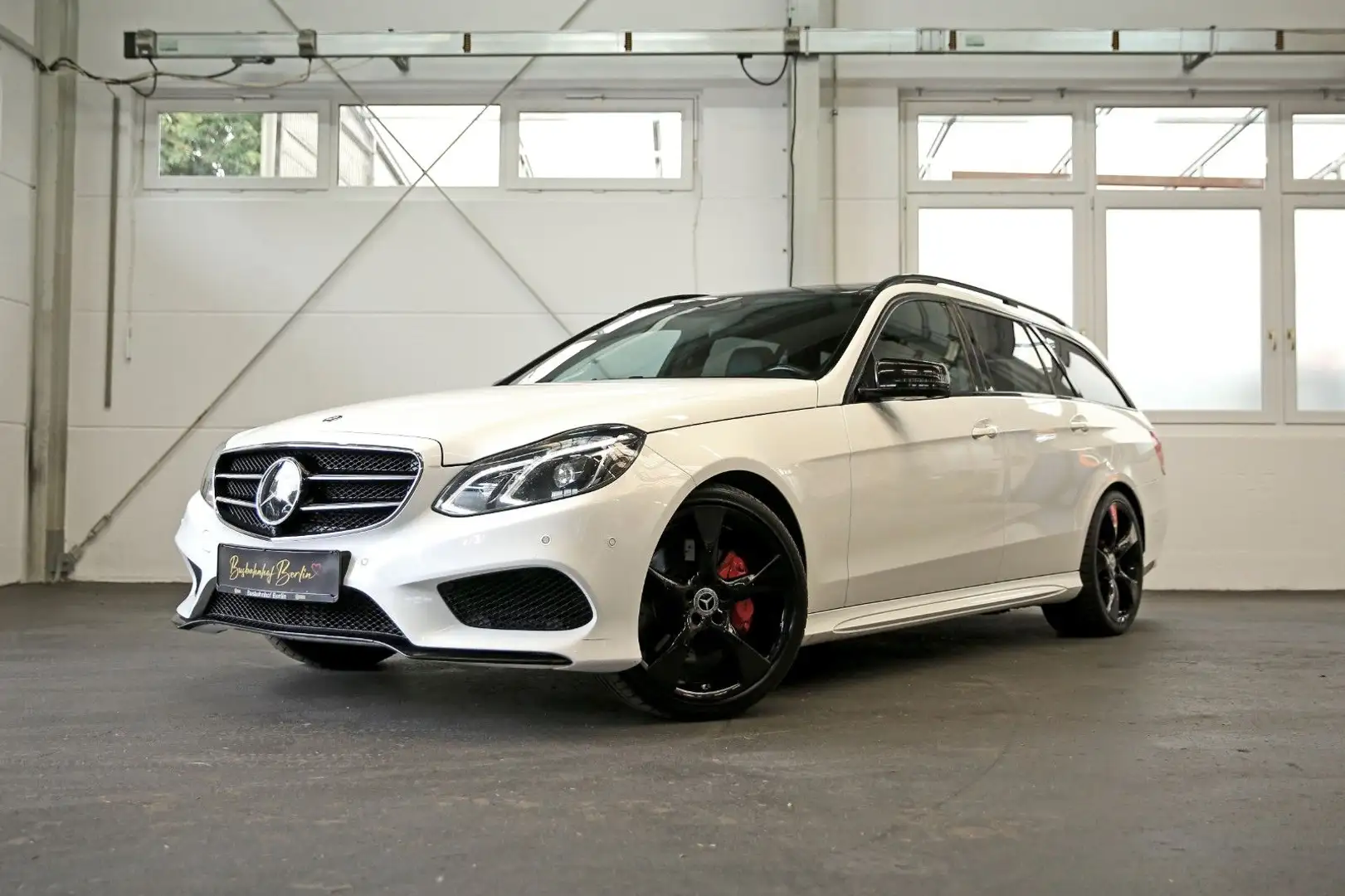 Mercedes-Benz E 350 E350 T-Modell 4Matic AMG PanDach AHK Standhzg. Blanco - 2