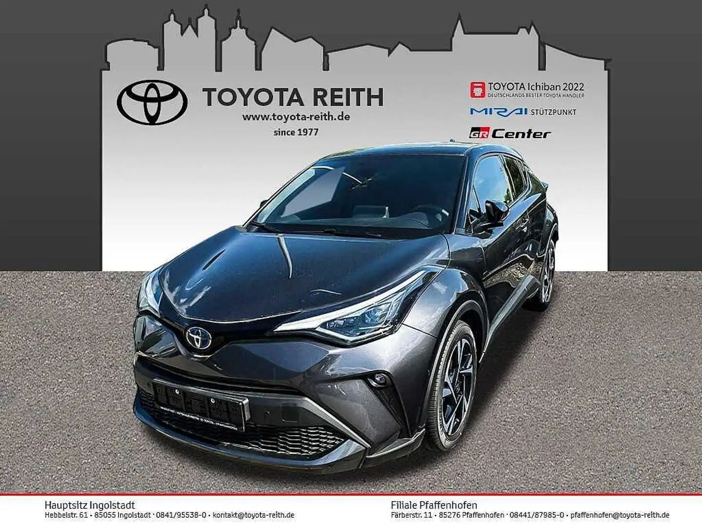 Toyota C-HR Hybrid Team Deutschland Grau - 1