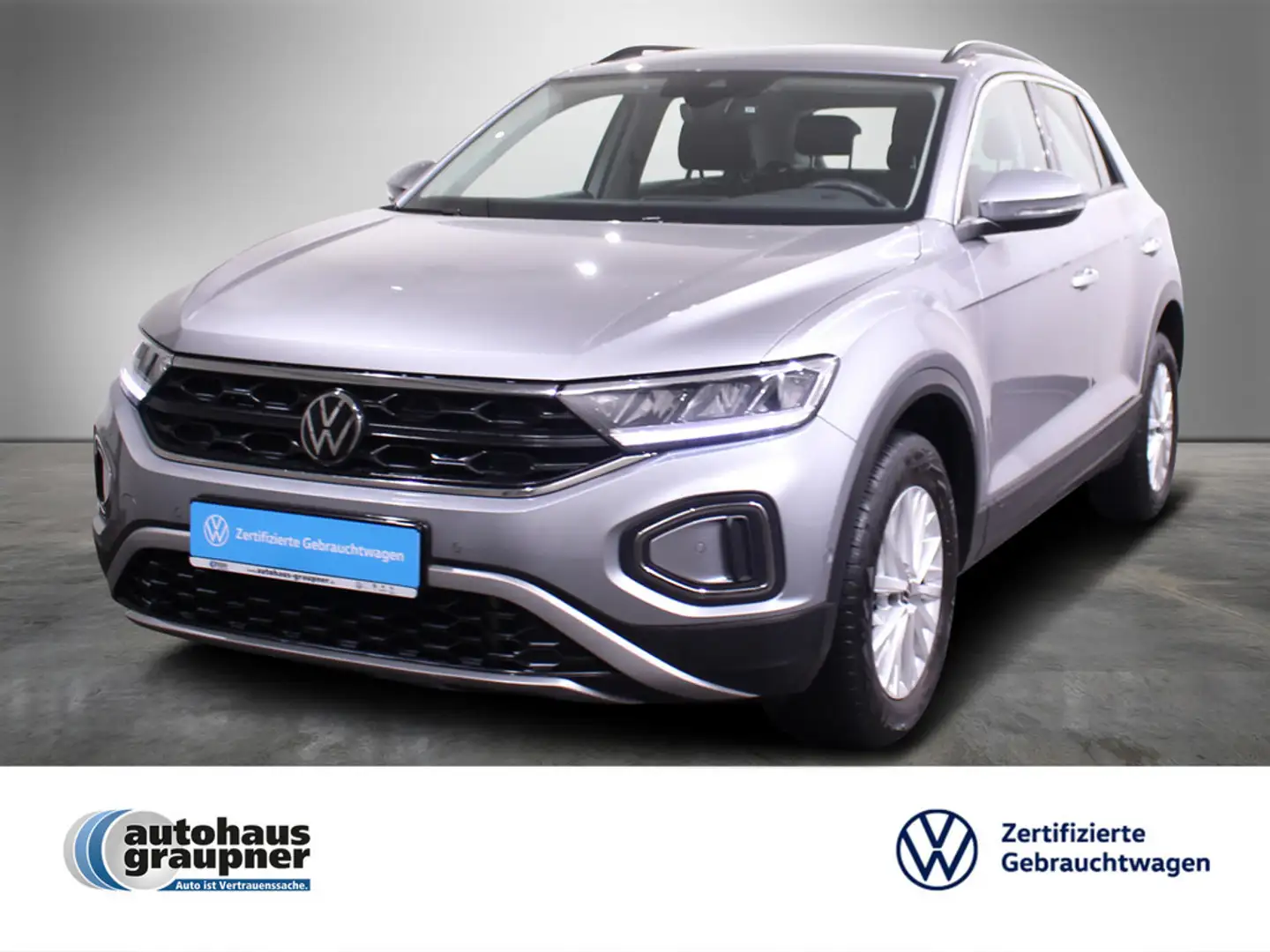 Volkswagen T-Roc 2.0 TDI Life KLIMA PDC SHZ NAVI ACC LED Silber - 1
