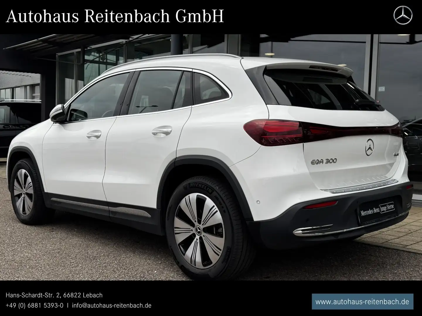 Mercedes-Benz EQA 300 EQA300 4M PROGESSIVE+AHK+PANO 360°+TOTW+SOUNDSYS Weiß - 2