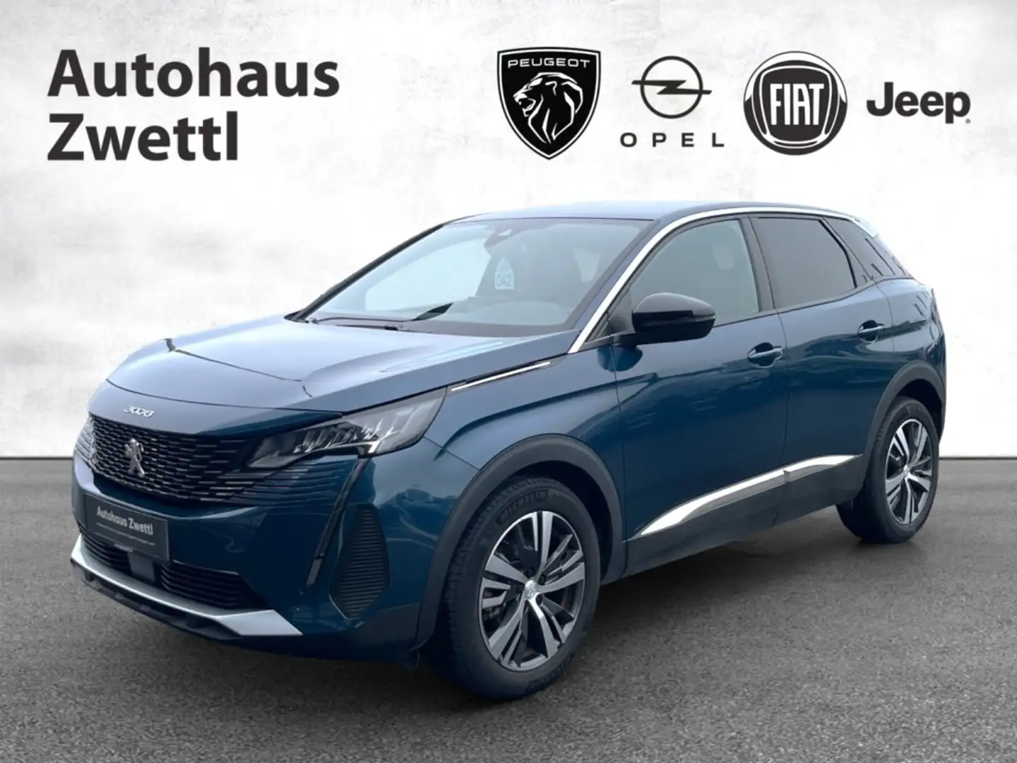 Peugeot 3008 Allure Pack BHDI 130 EAT8 Blau - 1