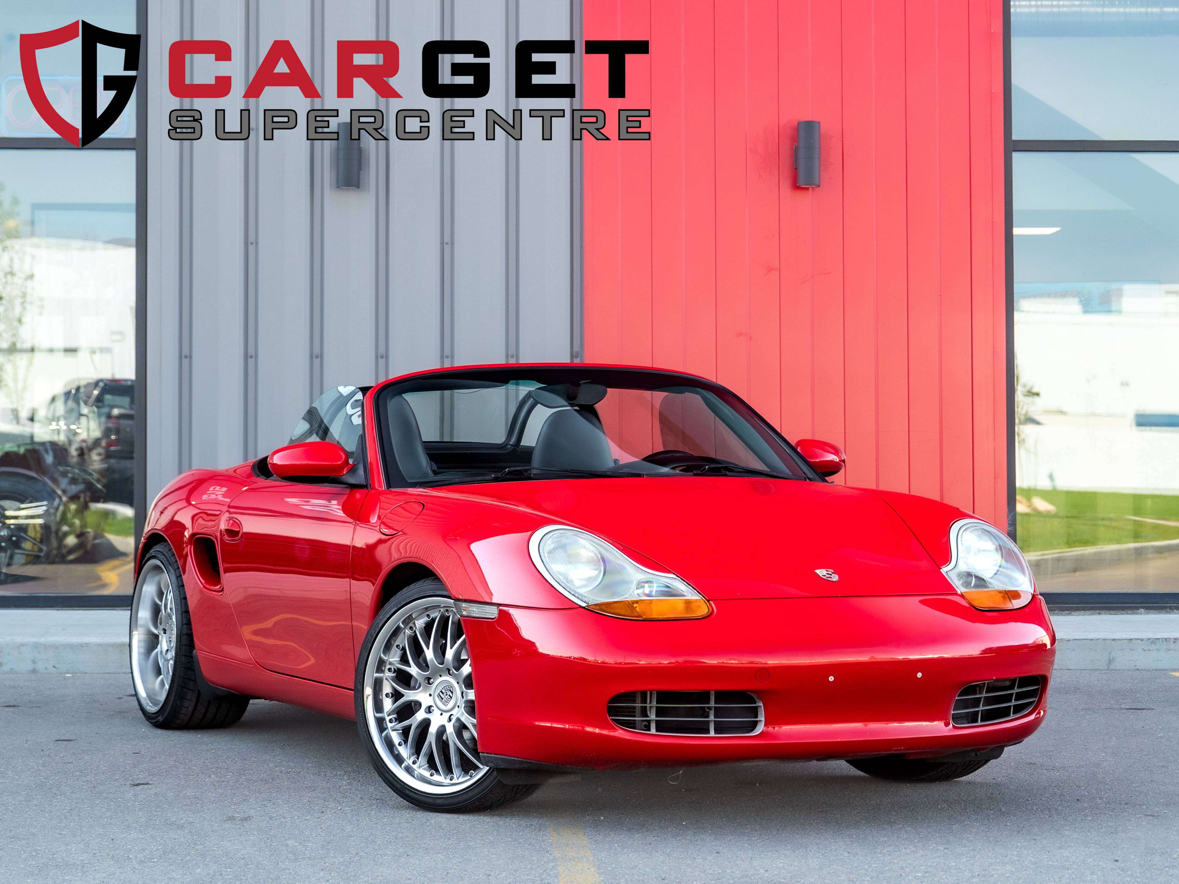 Red 2001 Porsche Boxster Convertible Rear-Wheel Drive 5-Speed Manual