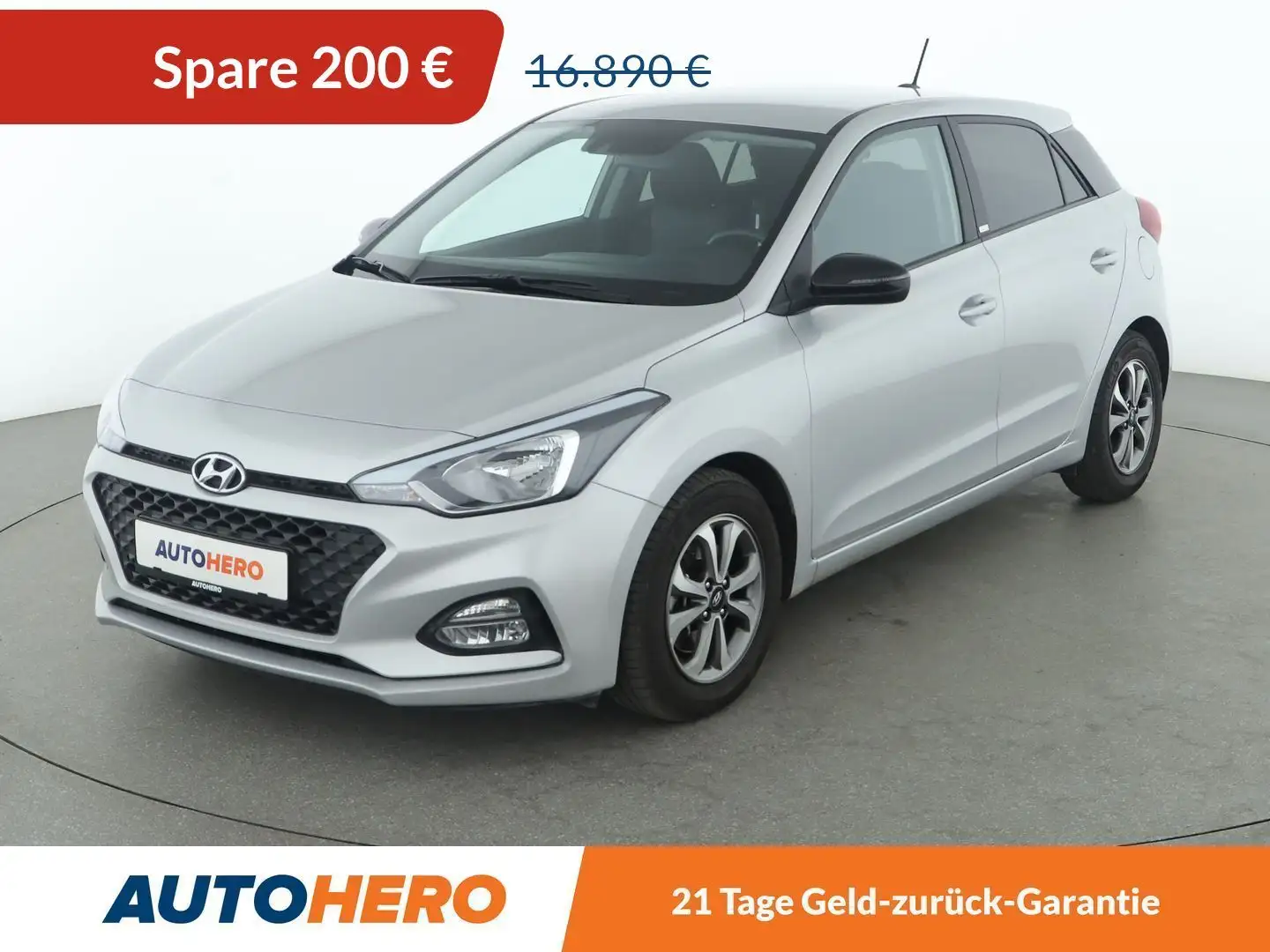 Hyundai i20 1.0 TGDI Advantage Aut.*PDC*SHZ*SPUR*KLIMA* Argent - 1